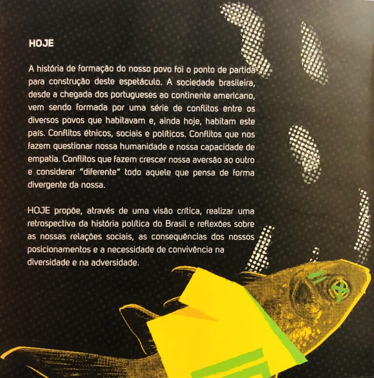 HOJE, espetáculo do Coletivo Conectores